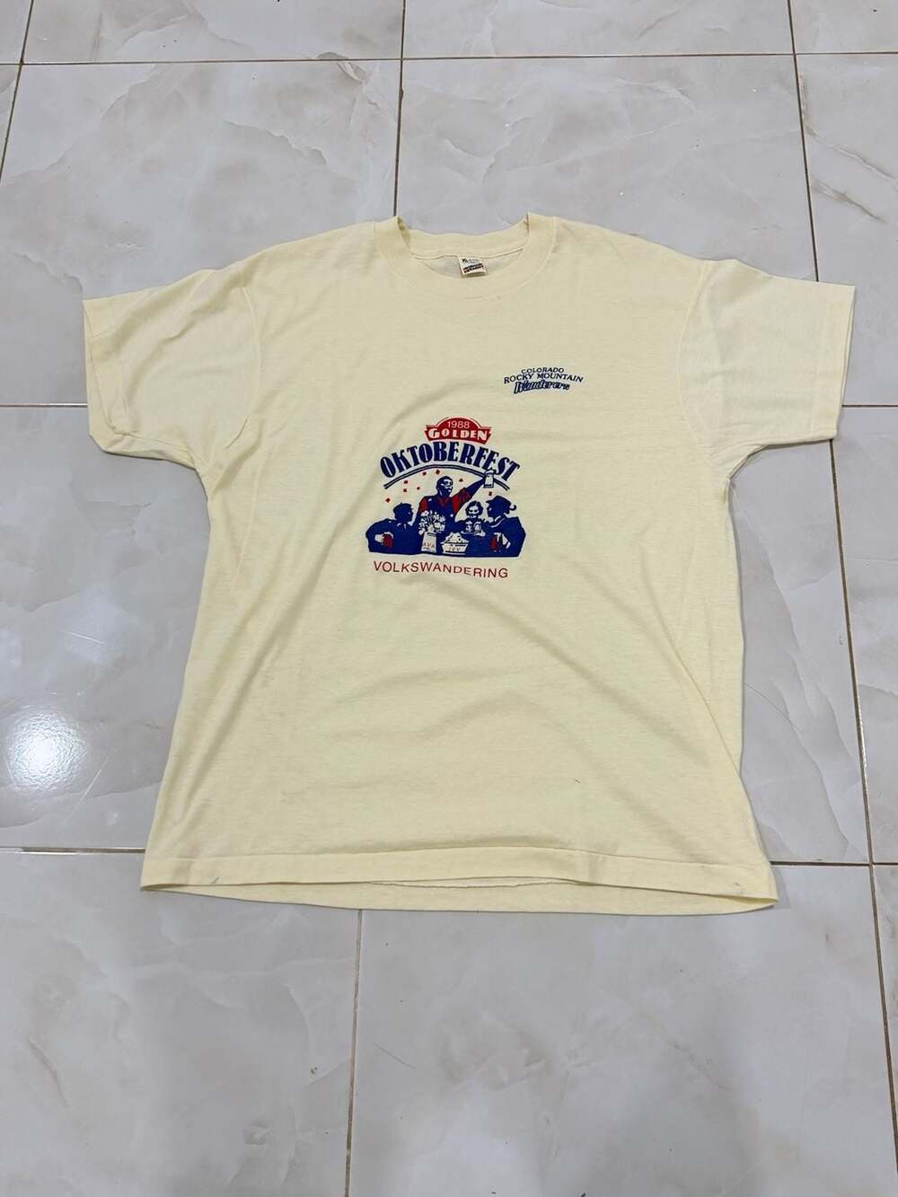 Vintage 1988 Golden Oktoberfest Volkswandering Colorado Rocky Mountain Wanderers